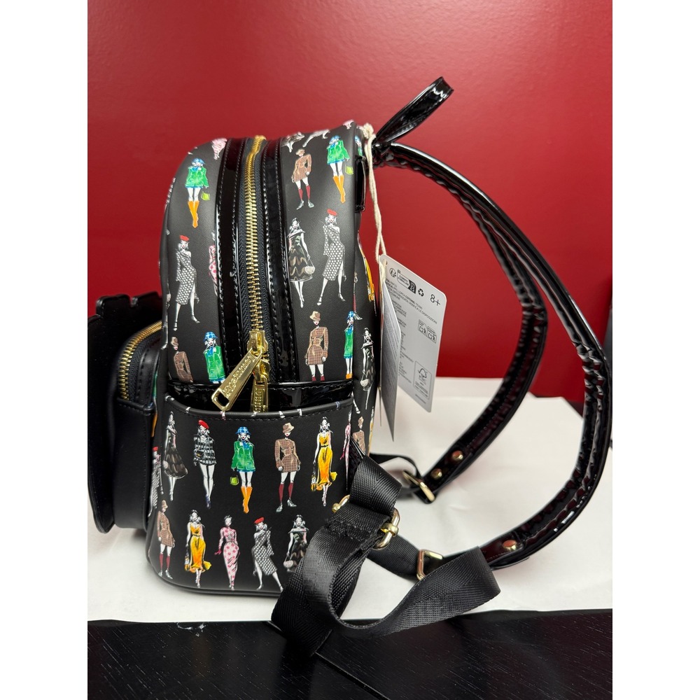 Loungefly Emily in Paris Camera Case Mini Backpack Black NWT Novelty Mini - Picture 3 of 7